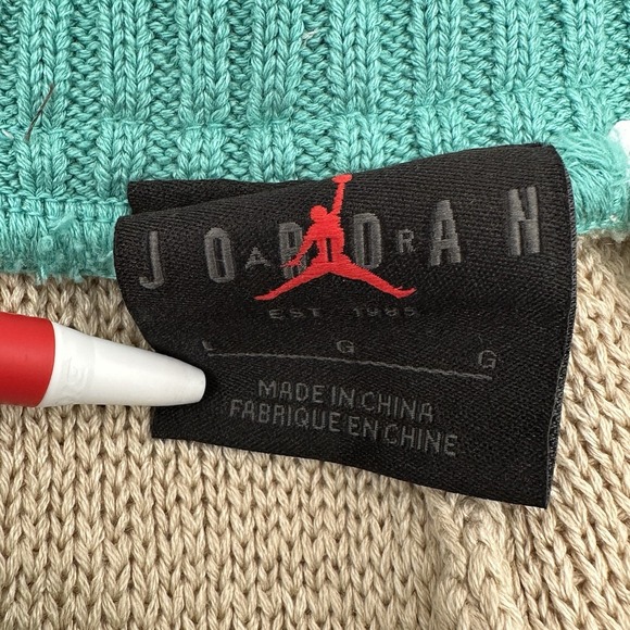 Air Jordan x UNION x Bephies Beauty Supply Diamond Shorts Men's Large Heavy Knit - Picture 9 of 11